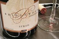 Powerful, black, inky syrah.